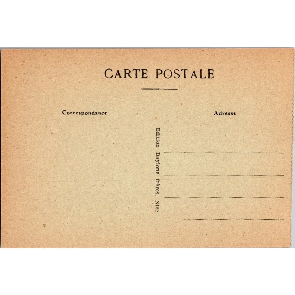 Vintage Nice Rauba Capeu Terrasse du Soleil French Postcard by‎ Baylone